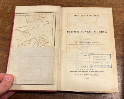 Lot 80 - Orme (Robert). A History of the Military Transactions in Indostan, 3 volumes, 1861