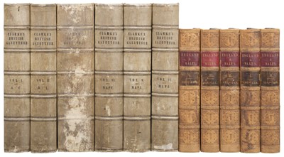 Lot 187 - Clarke (Benjamin). The British Gazetteer..., 6 volumes, H. G. Collins, 1852