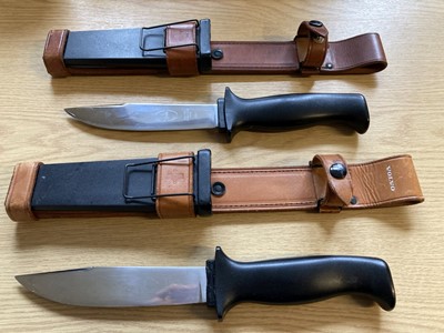 Lot 88 - Knives. Two Swedish hunting knives by Bahco