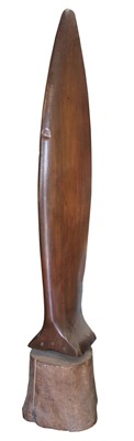 Lot 204 - Propeller. A substantial WWI period mahogany propeller blade