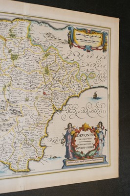 Lot 85 - Devon. Jansson (Jan). Devoniae Descriptio. The Description of Devon, Amsterdam circa 1650