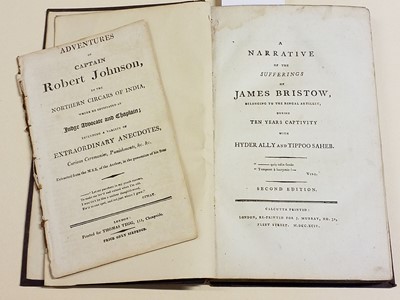 Lot 118 - Bristow (James). A Narrative of the Sufferings of James Bristow..., 1807..., and one other