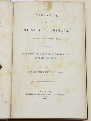 Lot 179 - Wolff (Rev. Joseph). Narrative of a Mission to Bokhara, in the years 1843-1845..., 1845