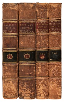 Lot 144 - Maurice (Thomas). History of Hindostan/Modern History of Hindostan, 4 vols., 1795-1809