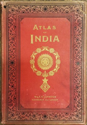 Lot 65 - Johnston (W. & A.K.,). Atlas of India..., 1894, and other maps of India