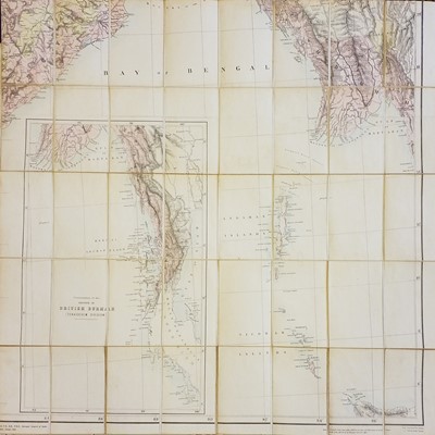 Lot 65 - Johnston (W. & A.K.,). Atlas of India..., 1894, and other maps of India