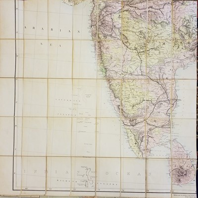 Lot 65 - Johnston (W. & A.K.,). Atlas of India..., 1894, and other maps of India