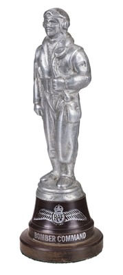 Lot 340 - Bomber Command. A post-WWII aluminium figure of an airman