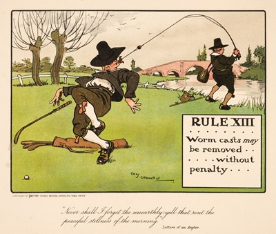 Lot 164 - Crombie (Charles). The Rules of Golf Illustrated, Copyright of Perrier, circa 1907