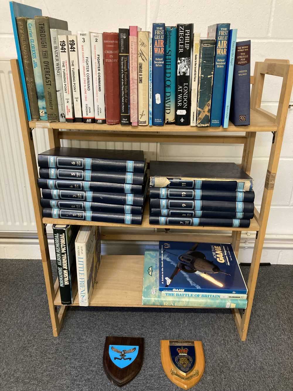 Lot 232 - Aviation Books. A collection of aviation books from the personal library of Johnnie Johnson