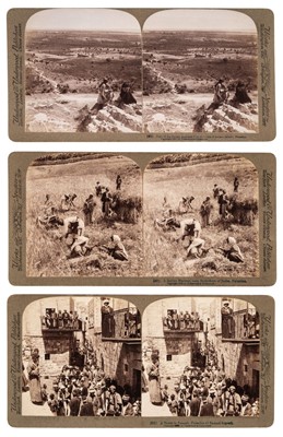 Lot 82 - Stereoviews. Palestine through the Stereoscope, published Underwood & Underwood, c. 1900