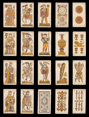 Lot 484 - Italian playing cards. Empire pattern variation, Trieste: G.A. Lordschneider, c. 1840, & 16 others