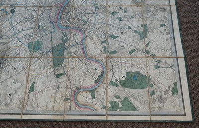 Lot 116 - London. Wyld (James). A New Topographical Map of the Country in the Vicinity of London..., 1843