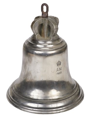 Lot 377 - Scramble Bell. WWII 'Battle of Britain' Period Aerodrome Station Bell, dated 1940