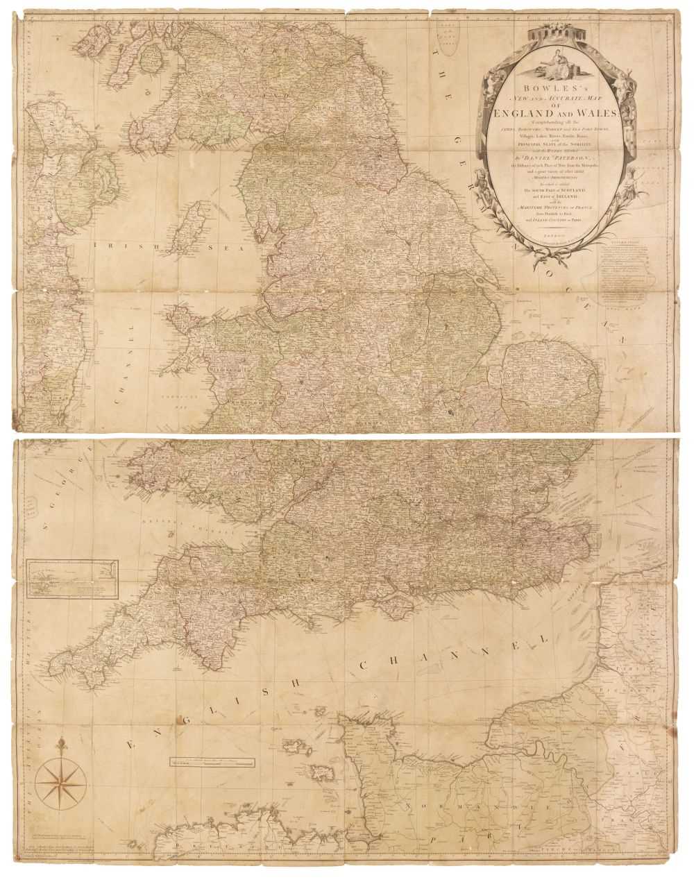 Lot 12 - England & Wales. C. Bowles (publisher), Bowles's..., Map of England and Wales, 1782