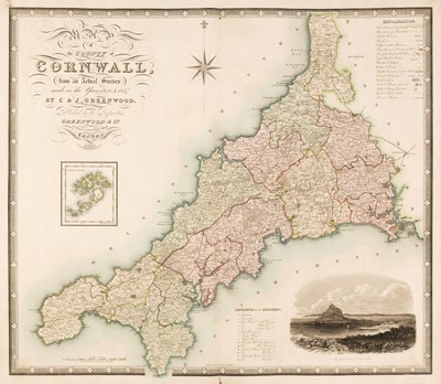 Lot 103 - Greenwood (C. & J.). Eleven County Maps, circa 1829