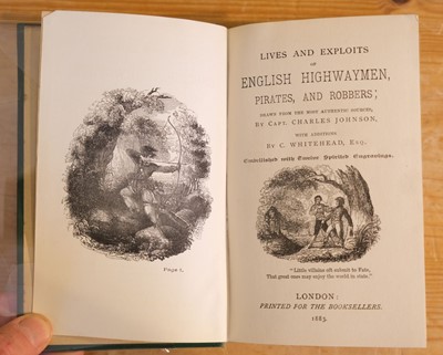 Lot 302 - Johnson (Charles). Lives and Exploits of English Highwaymen, 1883