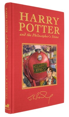 Lot 889 - 1999 Rowling (J.K.) 4 x deluxe Harry Potter titles, 1999-2000