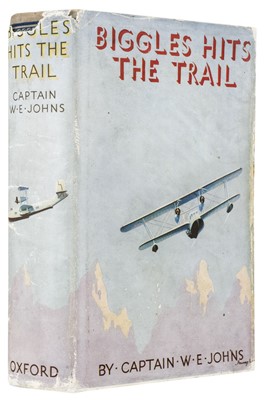 Lot 623 - Johns (W.E). Biggles Hits The Trail, 1st edition, London: Oxford University Press, 1935