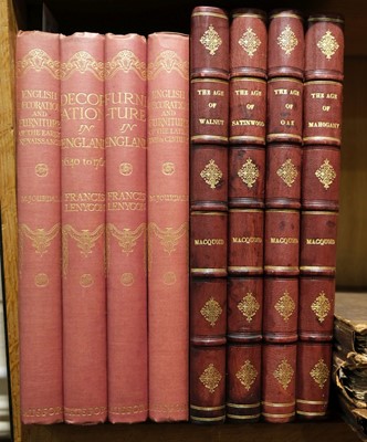 Lot 314 - Macquoid (Percy). A History of English Furniture, 4 volumes, [1904]-38