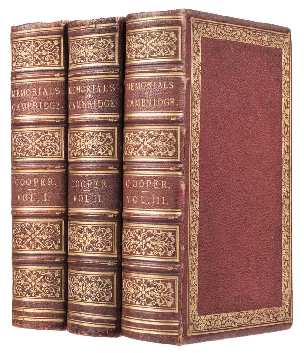 Lot 44 - Cooper (Charles Henry). Memorials of Cambridge, A New Edition (1860 - 66)