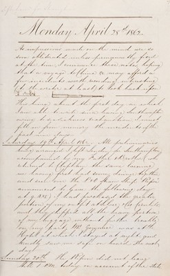 Lot 167 - Far East Travel Diary. A manuscript travel diary of James Bowman Sharp, 2 volumes, 1862-1912
