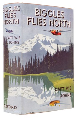 Lot 628 - Johns (W.E). Biggles Flies North, 1st edition, London: Oxford University Press, 1939