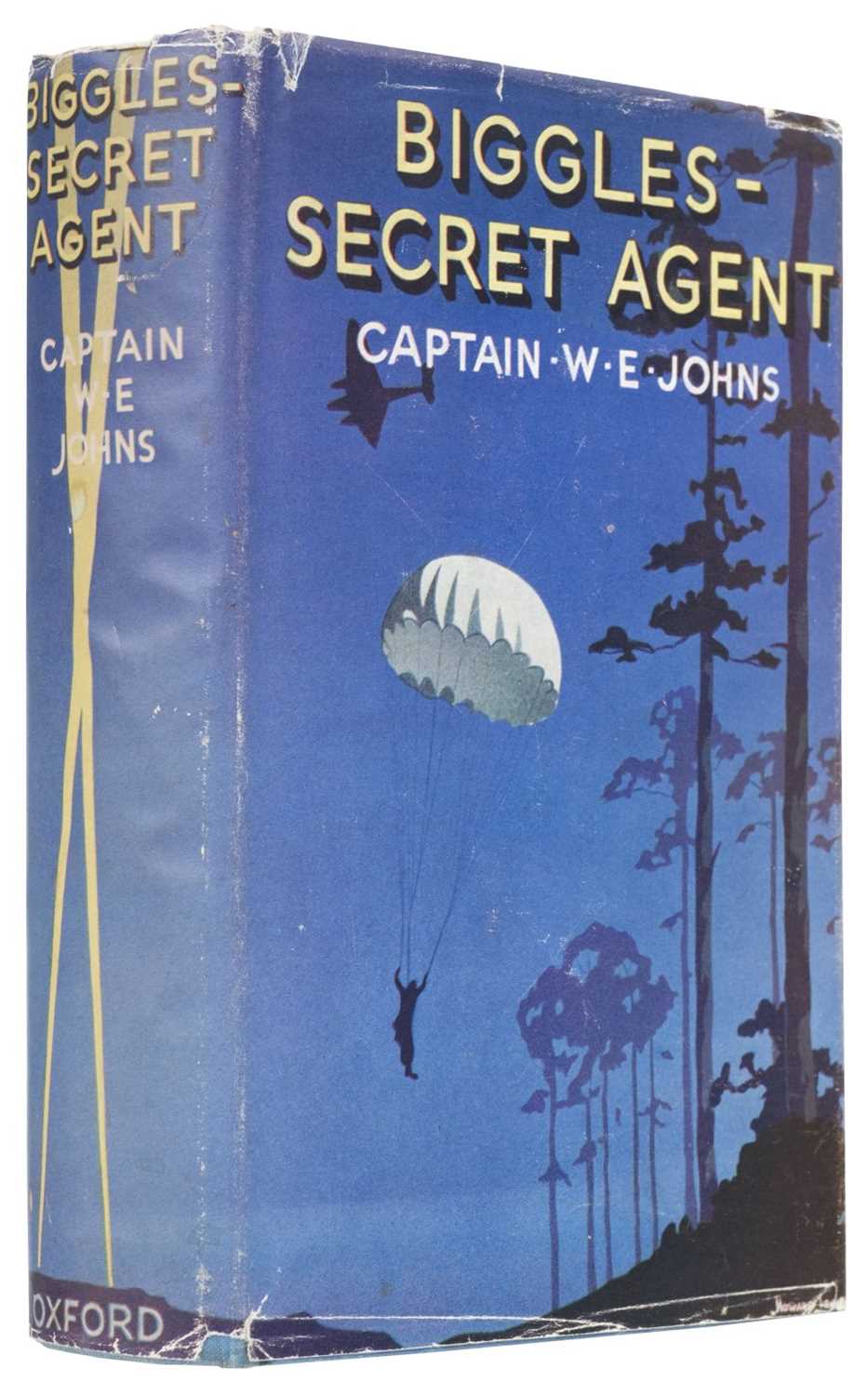 Lot 613 - Johns (W.E). Biggles - Secret Agent, 1st edition, London: Oxford University Press, 1940