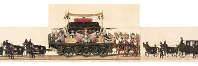 Lot 189 - Wellington (Duke of). Panorama of the Funeral Procession of the Duke of Wellington, 1853