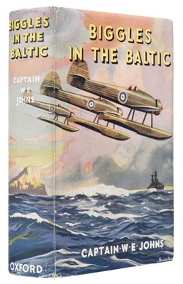 Lot 618 - Johns (W.E). Biggles in the Baltic, 1st edition, London: Oxford University Press, 1940