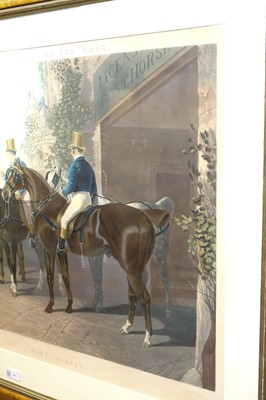 Lot 171 - Hunt (Charles). Herrings Sketches on the Road, No. 2 Post Horses, 1847