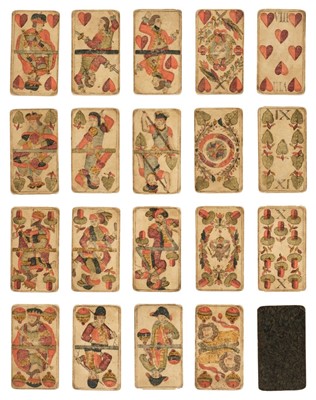 Lot 464 - Bohemian playing cards. Prager Doppel-Deutsche pattern, Prague: Mathew (Mathias) Mischak, circa 1840