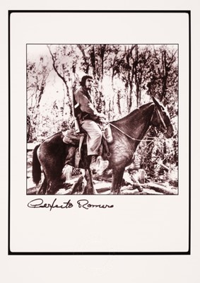 Lot 20 - Cuba. Che on a horse before in the Sierra Madre, near Santiago de Cuba, (1936-), c. 1959