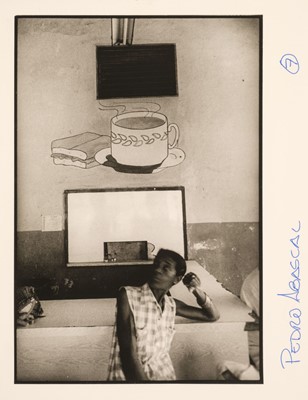 Lot 29 - Cuba. Untitled (Woman looking up) by Pedro Abascal (1960-), c. 2000, gelatin silver print