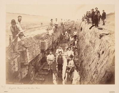 Lot 63 - Manchester Ship Canal. A series of 17 photographs by Thomas Birtles (1832-1914), Warrington, c. 1887