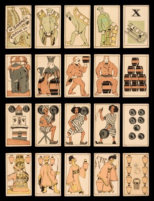 Lot 463 - Bohemian playing cards. Jubilee Exhibition cards, Prague: Jan Šrámek, circa 1908, & 8 others