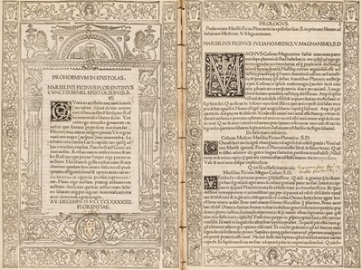 Lot 200 - Ficino (Marsilio). Epistole, 1495