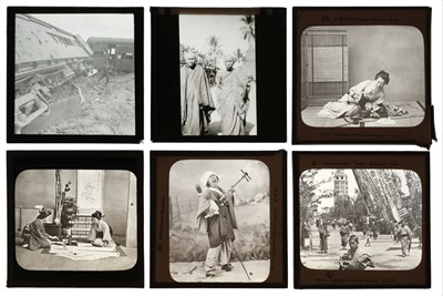 Lot 61 - Magic Lantern Slides. Approx 125 of Japan, China and Burma, early 20th-century