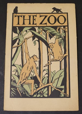 Lot 568 - London Zoo. The Zoo, by Moira Gibbings, illustrated by Robert Gibbings, [1922]