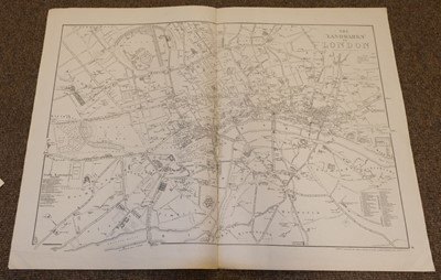 Lot 113 - London & its Environs. A collection of 28 maps of London, late 19th and early 20th century