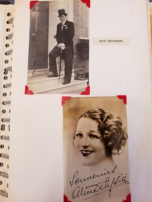 Lot 113 - Entertainment & Sport. An assorted collection of entertainment and sports autographs, c. 1920s/1930s