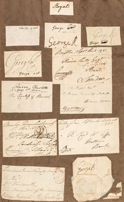 Lot 120 - Free Fronts & Autographs. A large album containing approx. 1,000 free fronts and autograph specimens
