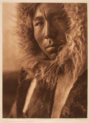 Lot 31 - Curtis (Edward Sherriff, 1868-1952). An Idle Hour - Piegan, 1910, photogravure