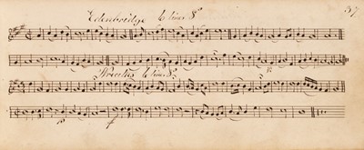Lot 171 - Luton Wesleyan Chapel. Four Hymn Partbooks - Air (Melody), Alto, Tenor and Bass, [1852-54]