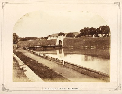 Lot 12 - Ceylon. A group of 12 photographic views of Ceylon, c. 1860