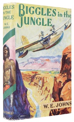 Lot 638 - Johns (W.E). Biggles in the Jungle, 1st edition, London: Oxford University Press, 1942