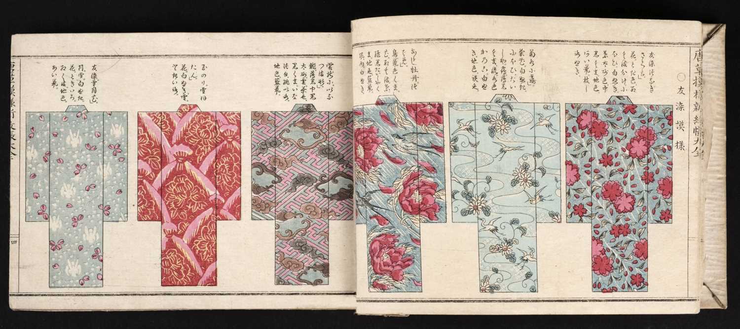 Lot 655 Japanese A Kimono Pattern Book Circa 1890 lot-655-japanese-a-kimono-pattern-book-circa-1890