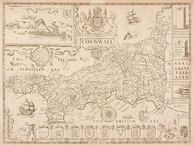 Lot 80 - Cornwall. Speed (John), Cornwall, Thomas Bassett & Richard Chiswell [1676]