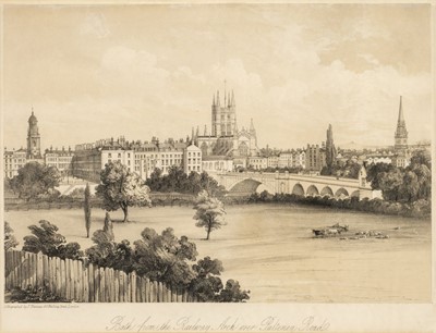 Lot 153 - Bath. Newman (J. lithographer), Bath from the Railway Arch over Pulteney Road, circa 1850