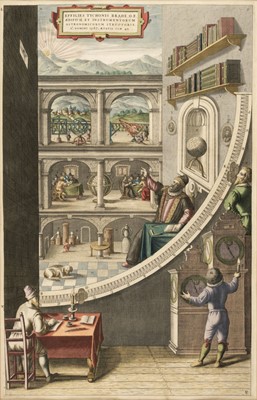 Lot 156 - Blaeu (Willem). Effigies Tychonis Brahe O.F. Aedificii et Instrumentorum...,  circa 1662